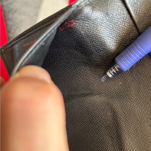 Louis Vuitton Black Epi Leather Bifold Wallet - Picture 7 of 7